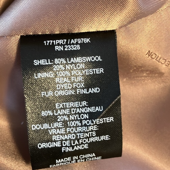 Sachi Wool Coat with Hood EUC - Picture 6 of 6